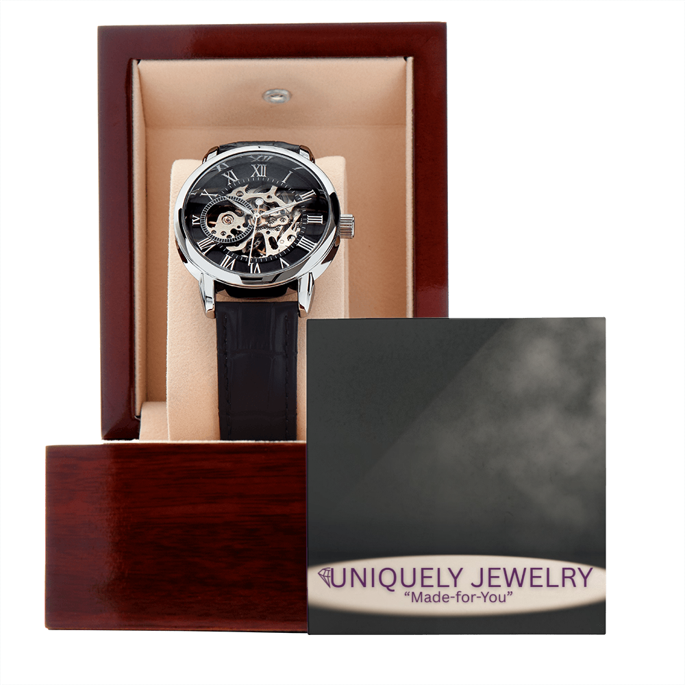 Men's Openwork Watch