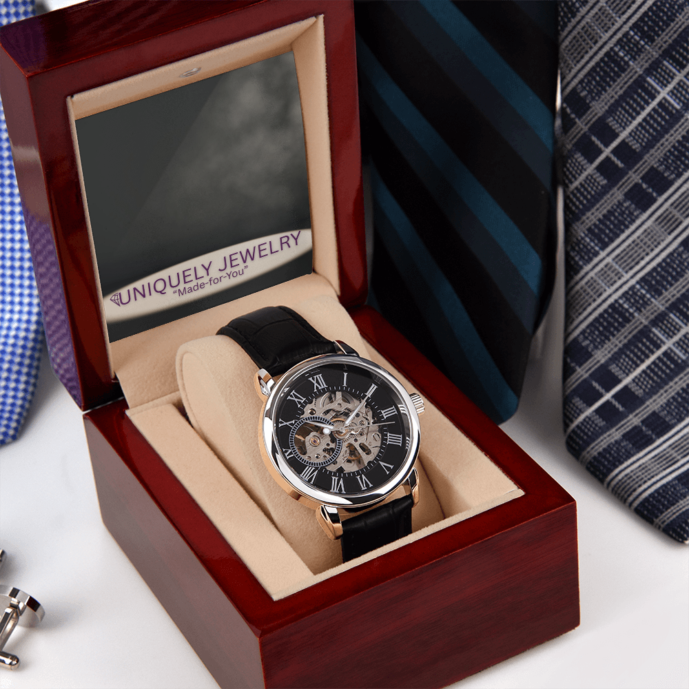 Men's Openwork Watch