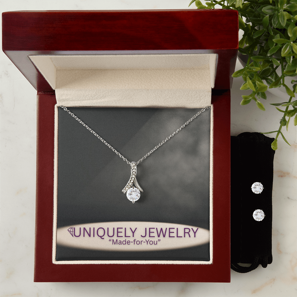 Alluring Beauty Necklace & Earring Set