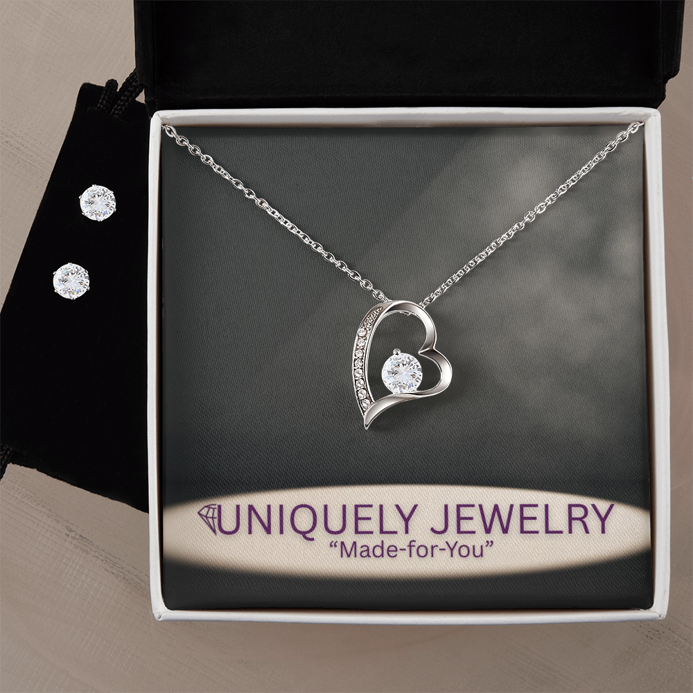 Forever Love Necklace & Earring Set