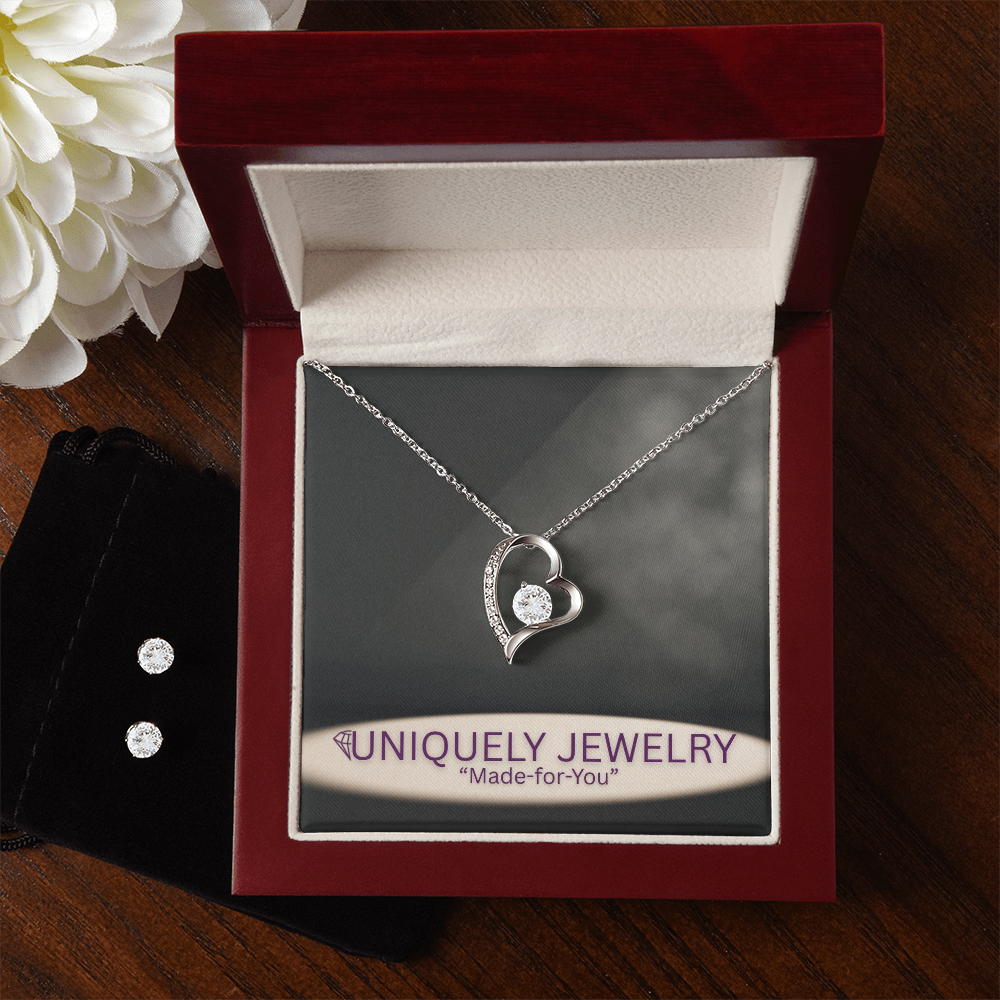 Forever Love Necklace & Earring Set