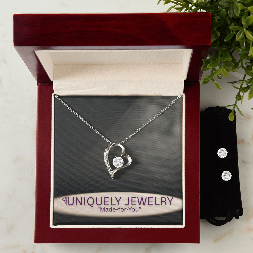 Forever Love Necklace & Earring Set