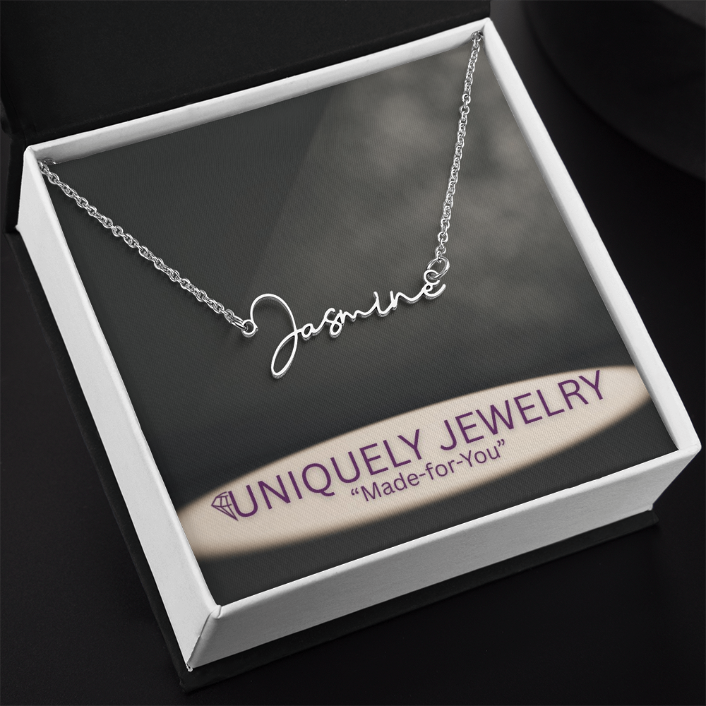 Signature Name Necklace