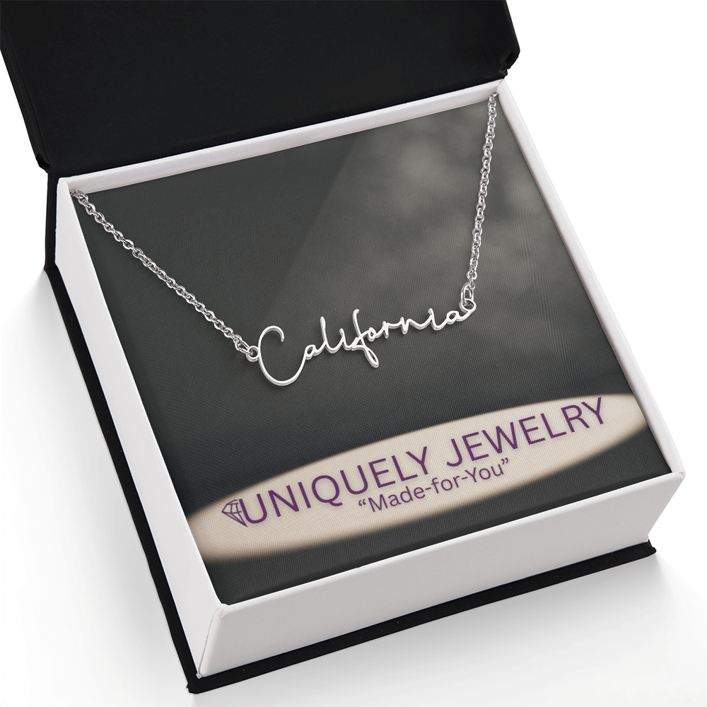 Signature Name Necklace