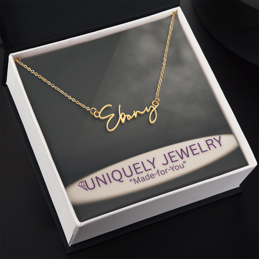 Signature Name Necklace