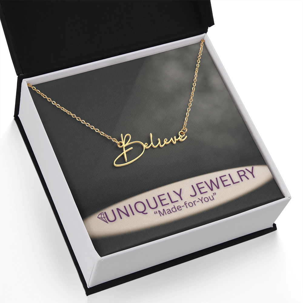 Signature Name Necklace