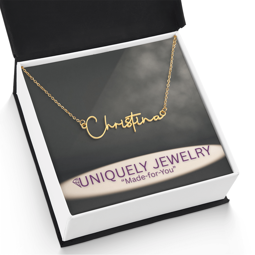 Signature Name Necklace