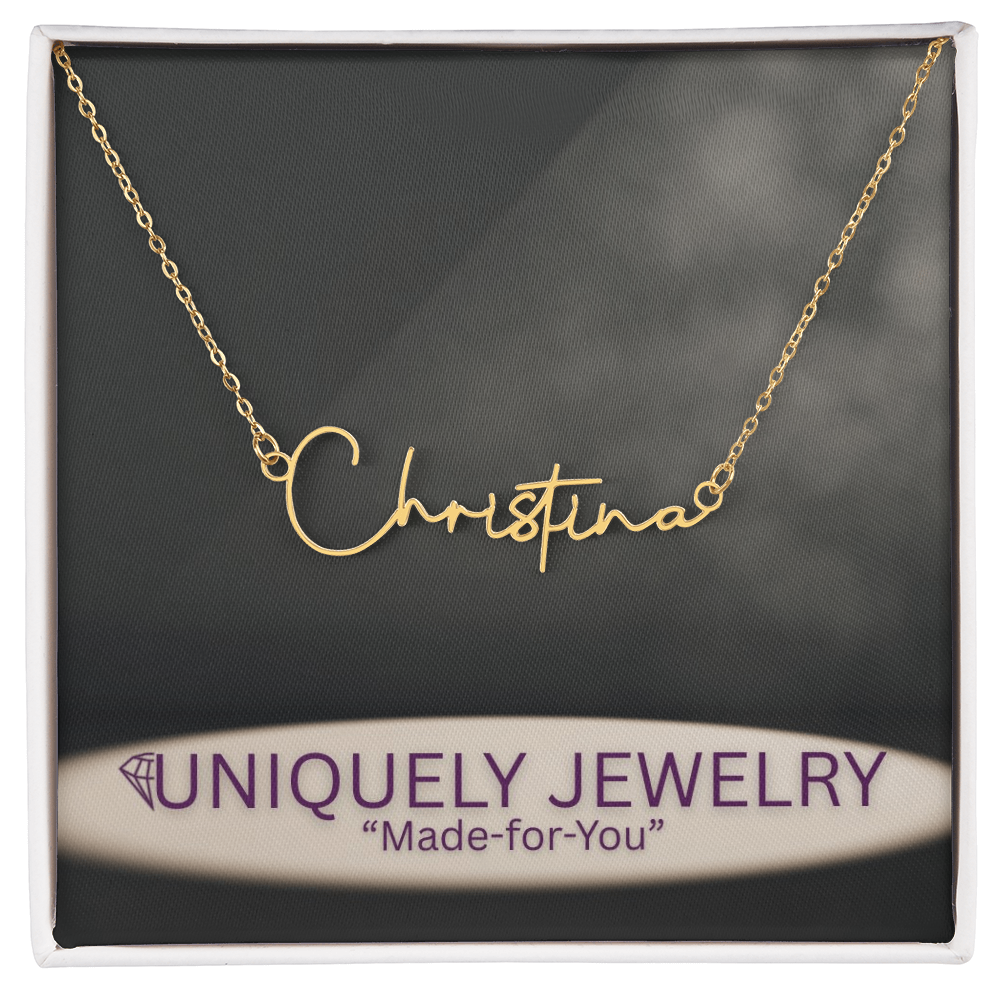 Signature Name Necklace