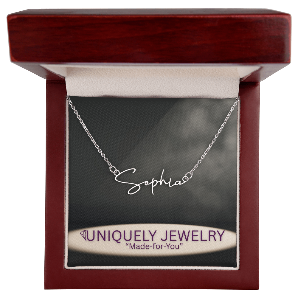 Signature Name Necklace