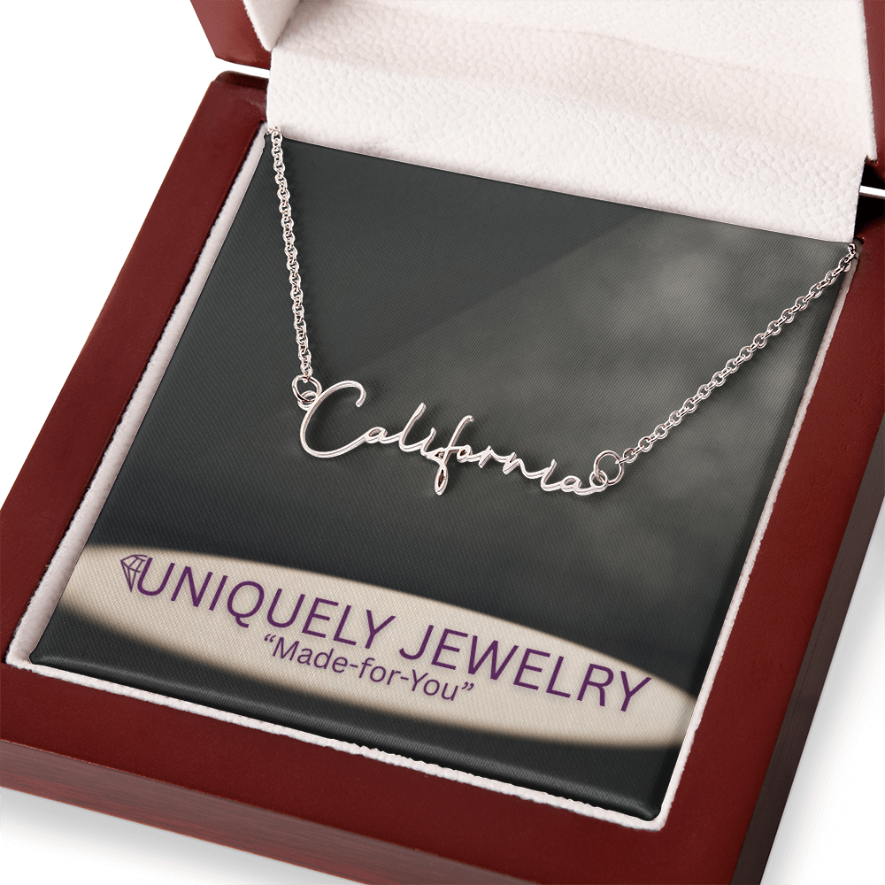 Signature Name Necklace