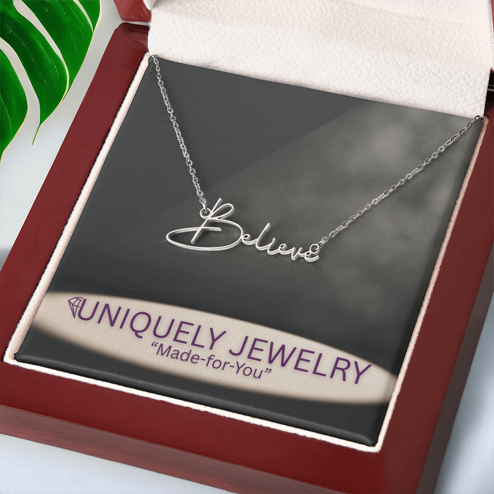 Signature Name Necklace