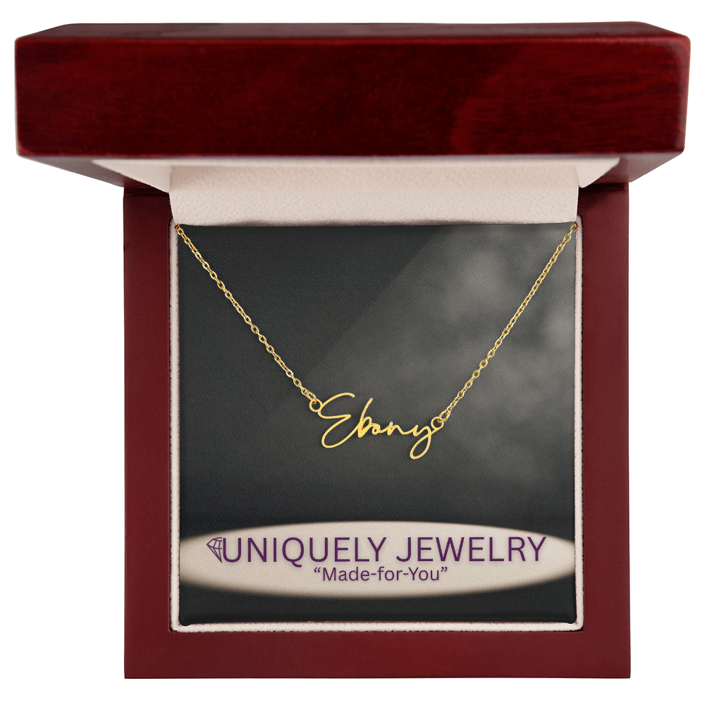 Signature Name Necklace