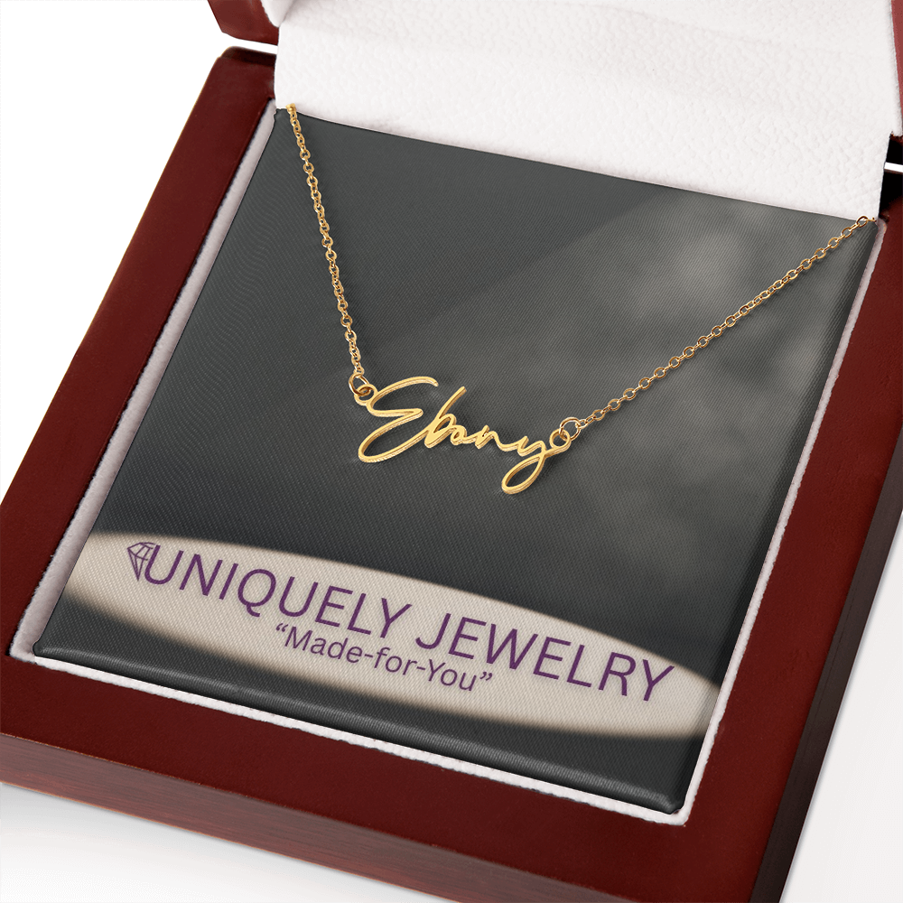Signature Name Necklace