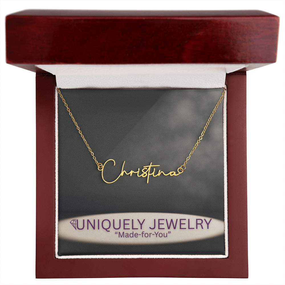 Signature Name Necklace