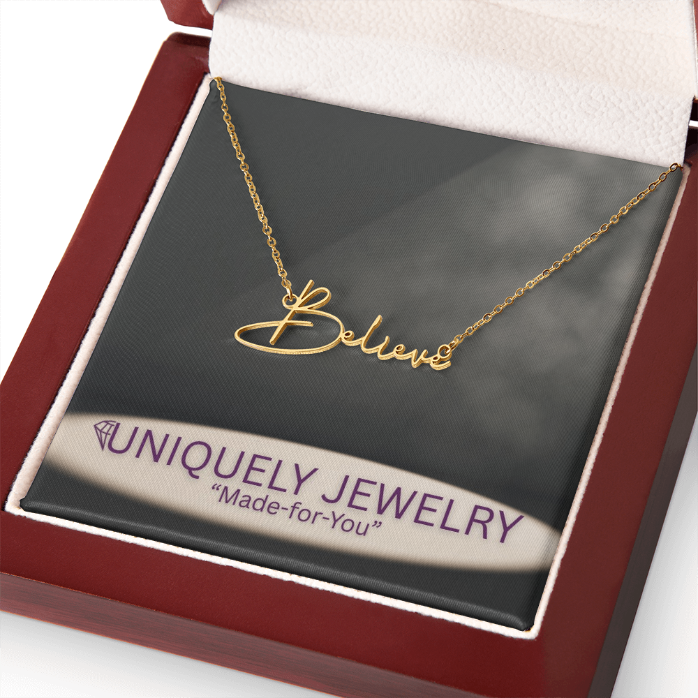Signature Name Necklace