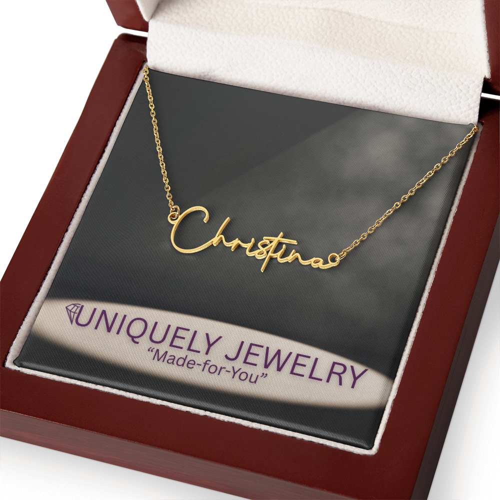 Signature Name Necklace