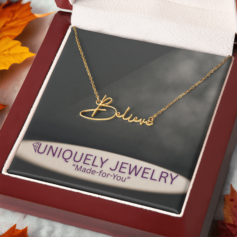 Signature Name Necklace