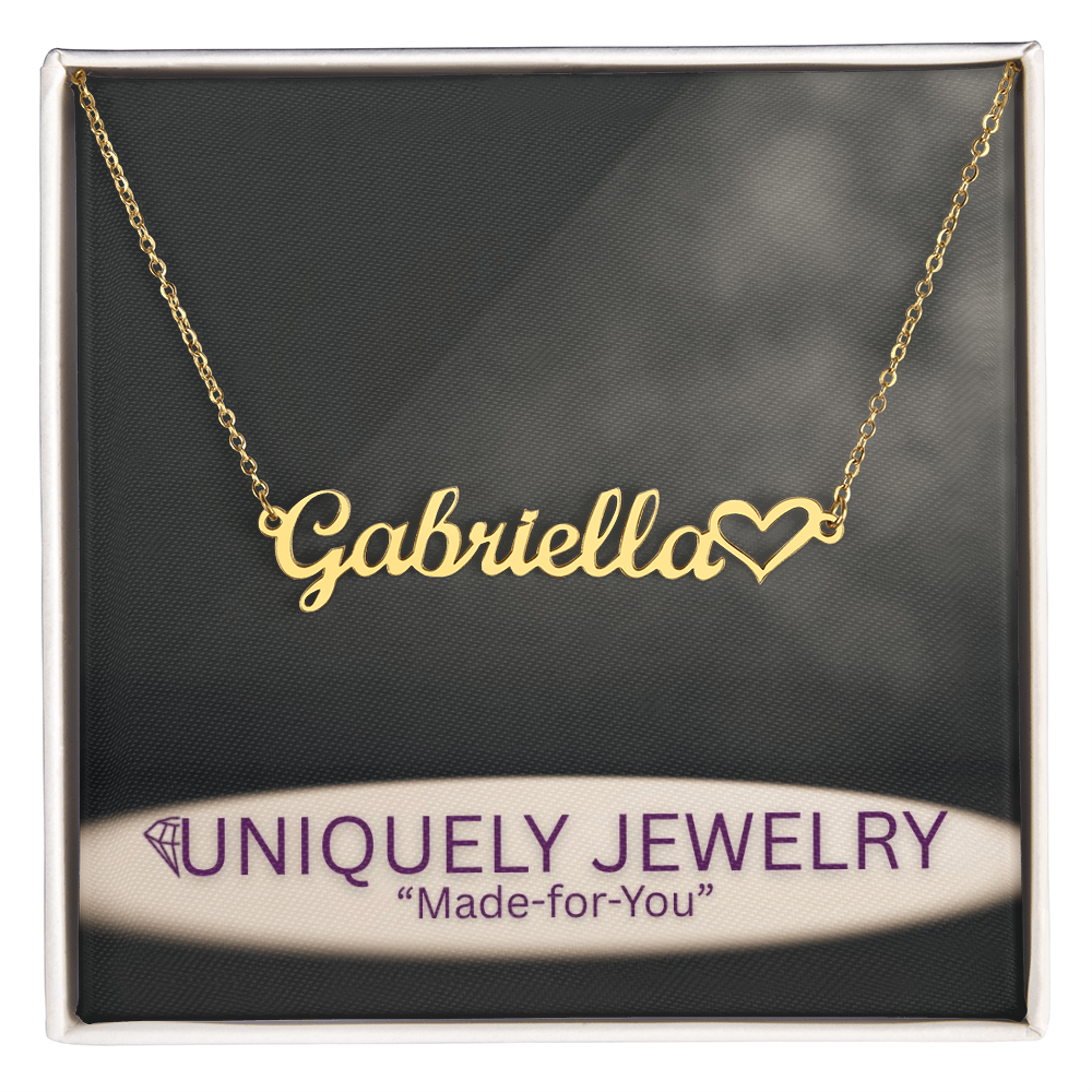 Heart Name Necklace