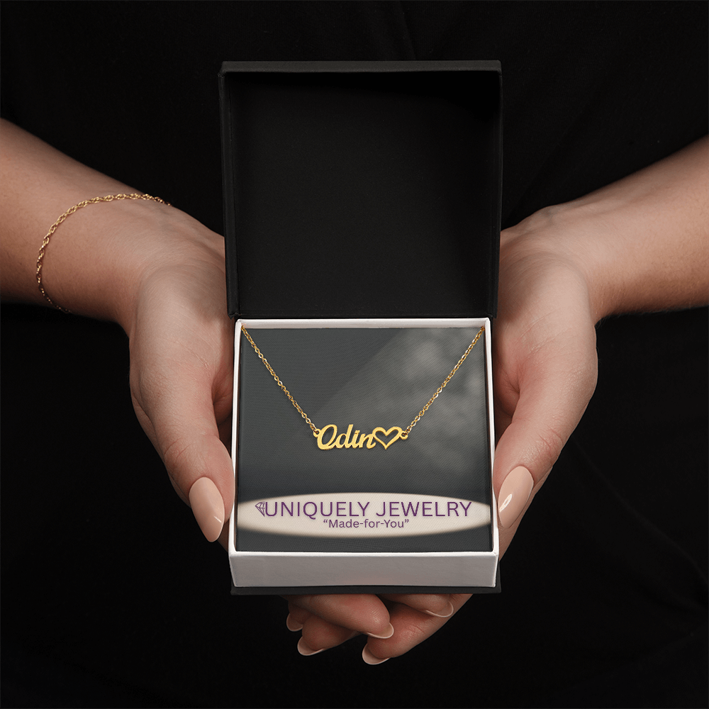 Heart Name Necklace