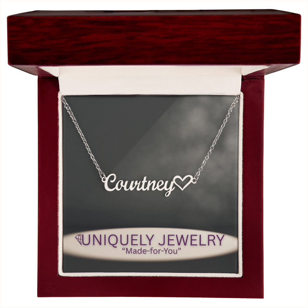 Heart Name Necklace