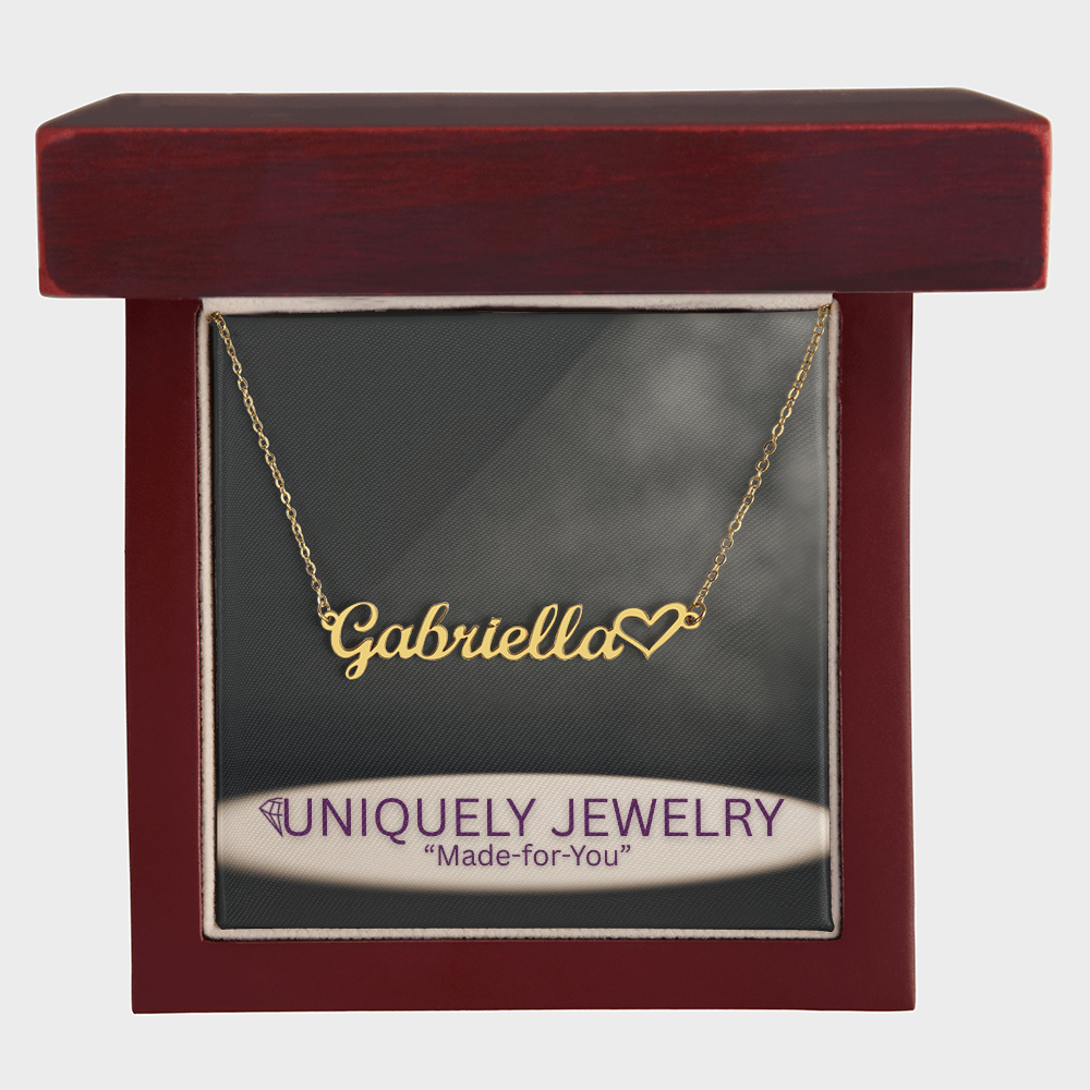 Heart Name Necklace
