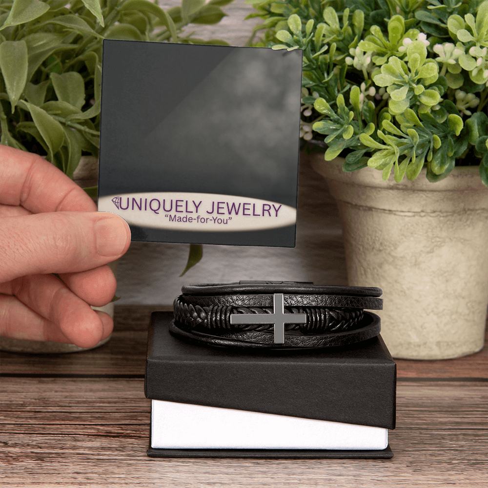 Men's Cross Bracelet