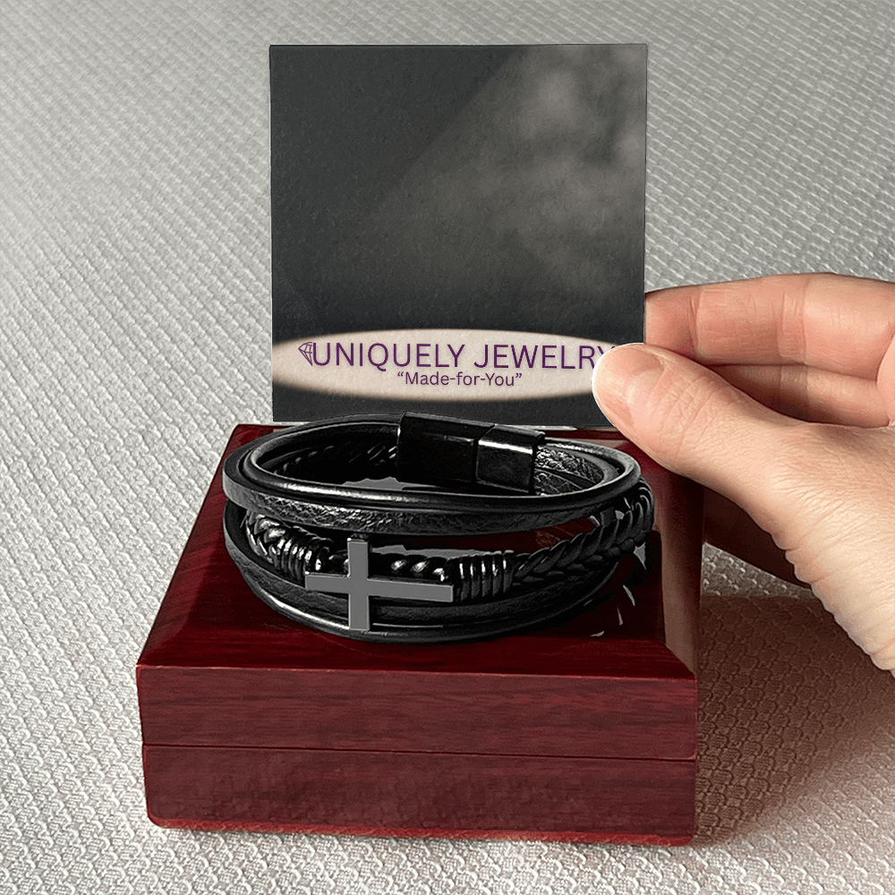 Men's Cross Bracelet
