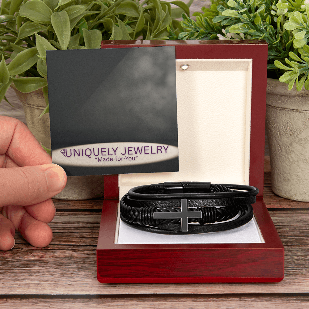 Men's Cross Bracelet