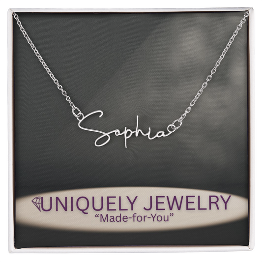 Signature Name Necklace