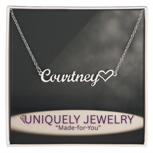 Heart Name Necklace